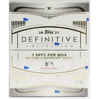 2021 TOPPS DEFINITIVE COLLECTION BASEBALL HOBBY BOX