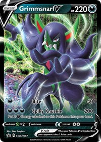 Grimmsnarl V - SWSH057 [SWSH: Sword & Shield Promo Cards]