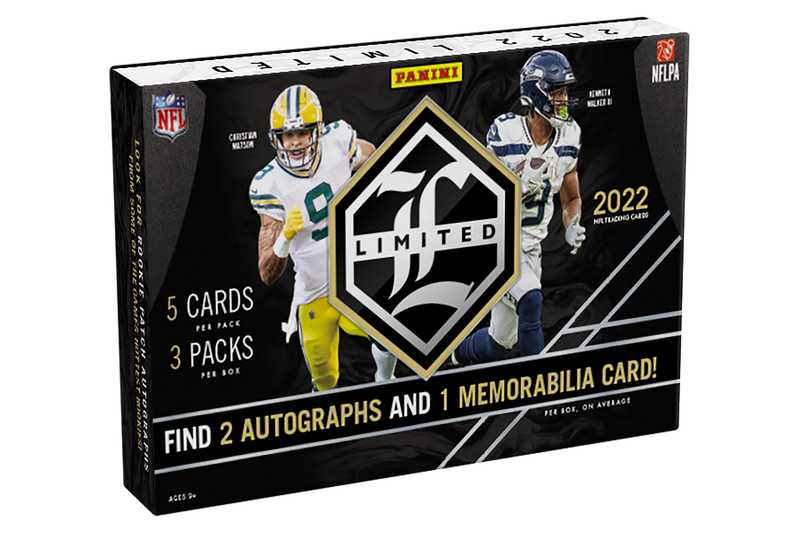 2022 PANINI LIMITED FOOTBALL HOBBY BOX