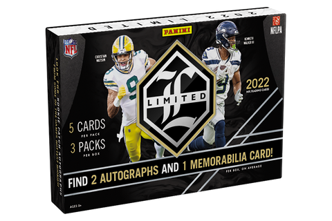 2022 PANINI LIMITED FOOTBALL HOBBY BOX