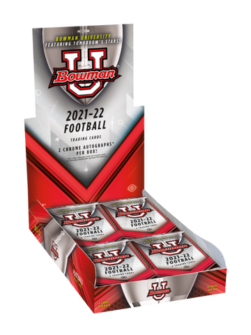 2021 TOPPS BOWMAN UNIVERSITY FOOTBALL HOBBY BOX