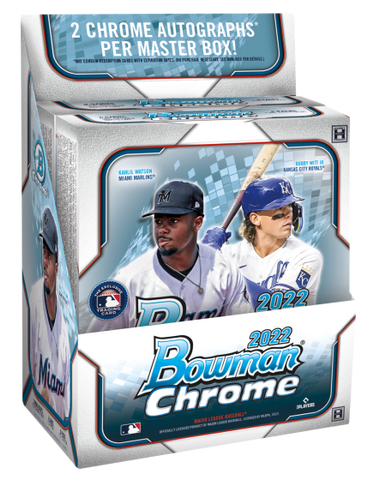 2022 TOPPS BOWMAN CHROME BASEBALL HOBBY MASTER BOX