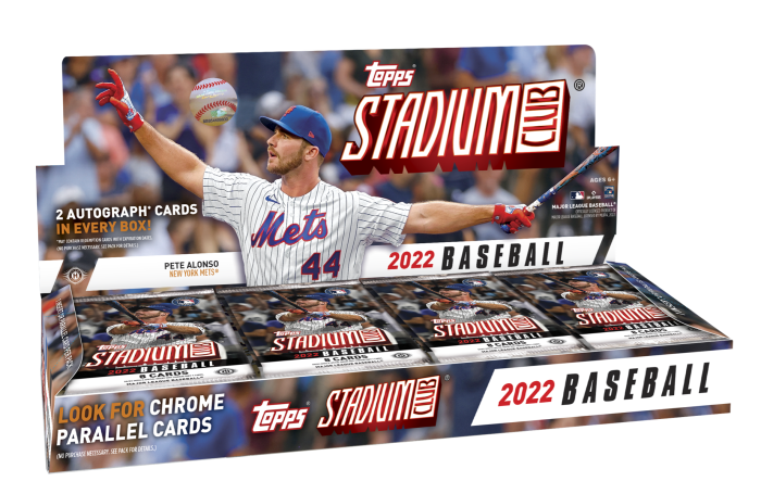 2022 TOPPS STADIUM CLUB BASEBALL HOBBY BOX