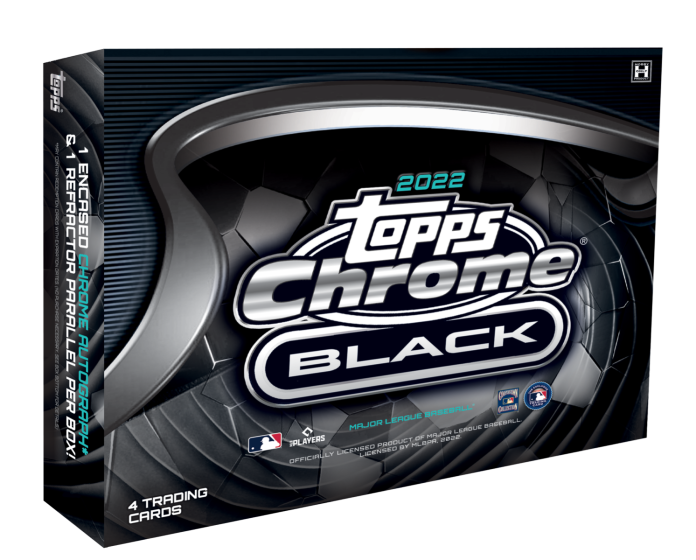 2022 TOPPS CHROME BLACK BASEBALL HOBBY BOX