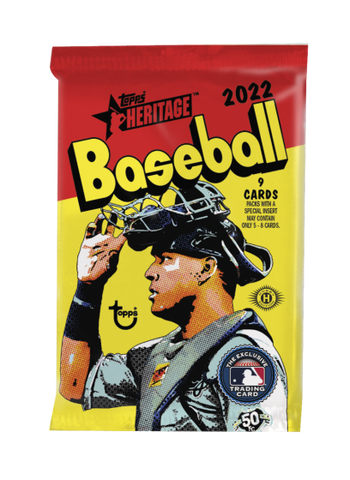 2022 TOPPS HERITAGE BASEBALL HOBBY PACK