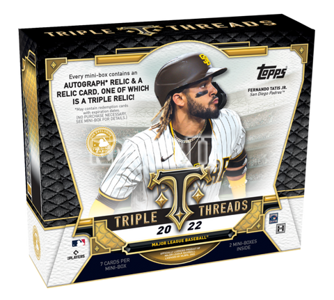 2022 TOPPS TRIPLE THREADS BASEBALL HOBBY MASTER BOX
