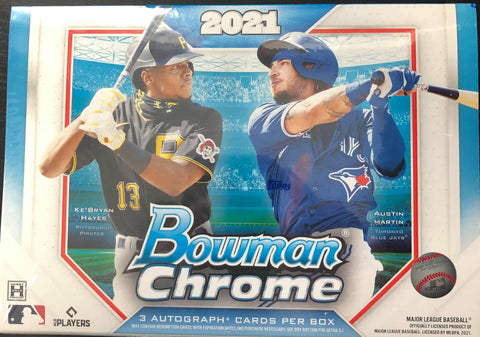 2021 TOPPS BOWMAN CHROME BASEBALL HTA BOX