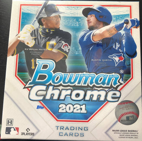 2021 TOPPS BOWMAN CHROME BASEBALL LITE HOBBY BOX