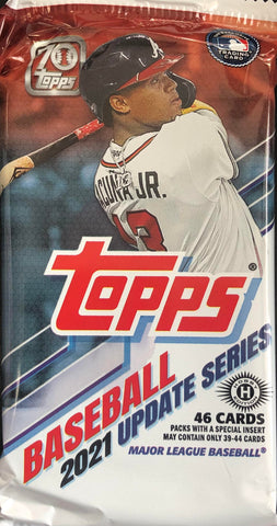 2021 TOPPS UPDATE SERIES BASEBALL JUMBO HOBBY PACK