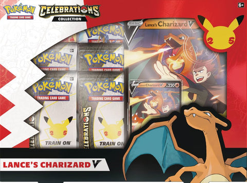 POKEMON CELEBRATIONS COLLECTION BOX LANCE'S CHARIZARD V