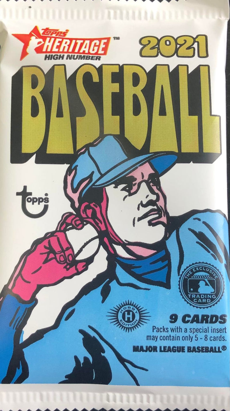 2021 TOPPS HERITAGE HIGH NUMBER BASEBALL HOBBY PACK