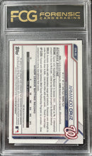 2021 TOPPS BOWMAN CHROME - YELLOW REFRACTOR - 1ST BOWMAN - A. CRUZ - #CPA-AC - #'D/75 - FCG 9.5 - AUTOGRAPH FCG 10