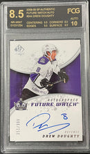 2008 UPPER DECK SP AUTHENTIC - FUTURE WATCH AUTO - D. DOUGHTY - #244 - #'D/999 - RC - FCG 8.5 - AUTOGRAPH FCG 10***