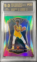 2020 PANINI SELECT - GREEN/WHITE/PURPLE PRIZM - J. WISEMAN -