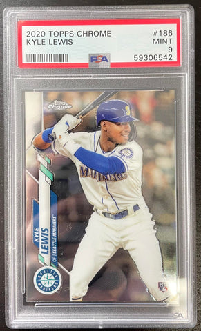 2020 TOPPS CHROME - K. LEWIS - #186 - RC - PSA 9