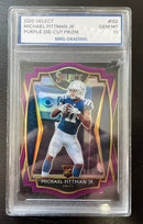 2020 PANINI SELECT - PURPLE DIE-CUT PRIZM - M. PITTMAN JR. -