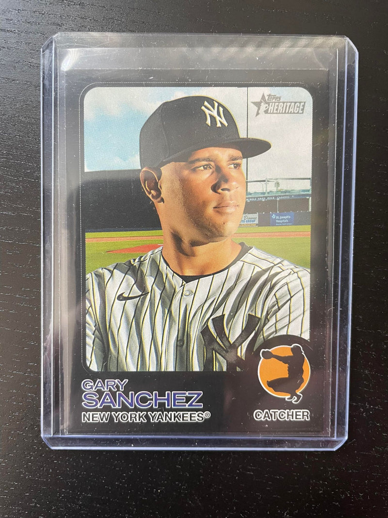 2022 TOPPS HERITAGE - BLACK BORDER - G. SANCHEZ -