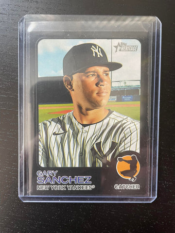 2022 TOPPS HERITAGE - BLACK BORDER - G. SANCHEZ - #258