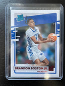 2021 PANINI CHRONICLES DONRUSS DRAFT PICKS - RATED ROOKIE - RED - B. BOSTON JR. - #50 - #'D/149 - RC