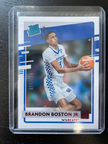2021 PANINI CHRONICLES DONRUSS DRAFT PICKS - RATED ROOKIE - RED - B. BOSTON JR. - #50 - #'D/149 - RC