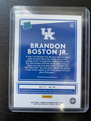 2021 PANINI CHRONICLES DONRUSS DRAFT PICKS - RATED ROOKIE - RED - B. BOSTON JR. - #50 - #'D/149 - RC