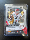 2021 PANINI PRIZM DRAFT PICKS - ORANGE PULSAR PRIZM - T. CAMPBELL - #DPA-TYC - #'D/49 - AUTOGRAPH - RC