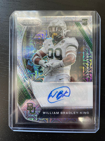 2021 PANINI PRIZM DRAFT PICKS - SILVER MOJO PRIZM - W. BRADLEY-KING - #DPA-WBK - #'D/25 - AUTOGRAPH - RC