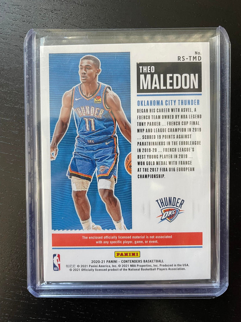 2020 PANINI CONTENDERS - ROOKIE TICKET - T. MALEDON -