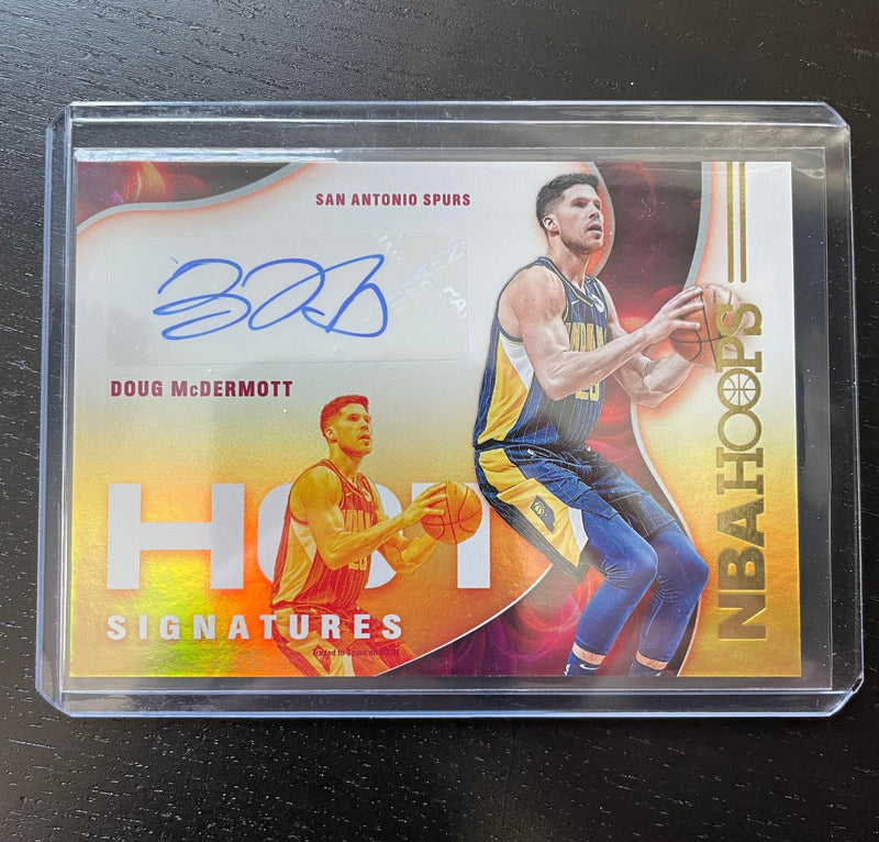 2021 PANINI HOOPS - HOT SIGNATURES - D. McDERMOTT -