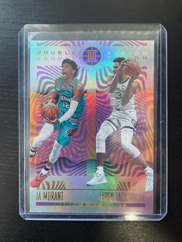 2019 PANINI ILLUSIONS - DOUBLE VISION - J. MORANT / J. JACKSON JR. - #28