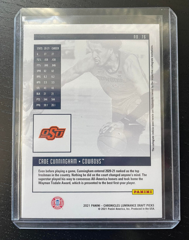 2021 PANINI CHRONICLES - LUMINANCE - C. CUNNINGHAM -