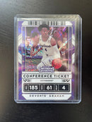 2020 PANINI CONTENDERS DRAFT PICKS - PURPLE - CONFERENCE TICKET - D. GRAHAM - #31 - #'D/99