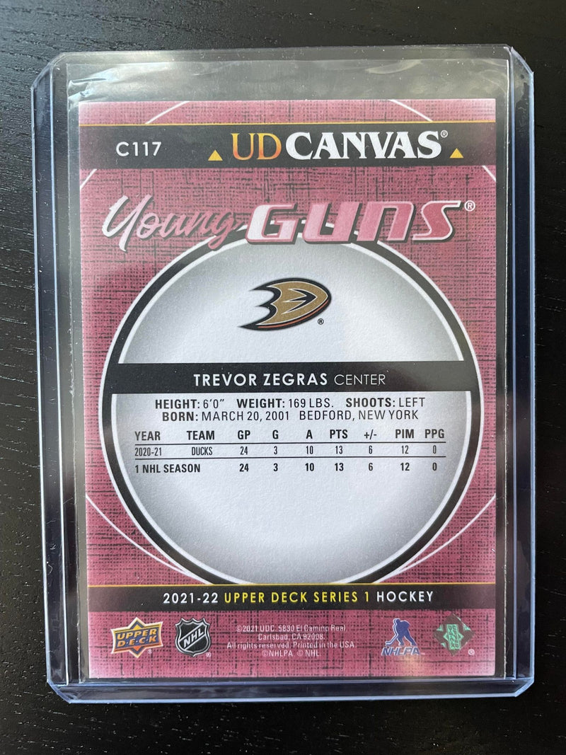 2021 UPPER DECK SERIES ONE - UD CANVAS - YOUNG GUNS - T. ZEGRAS -