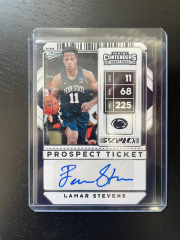 2020 PANINI CONTENDERS DRAFT PICKS - PROSPECT TICKET - L. STEVENS - #108 - AUTOGRAPH - RC