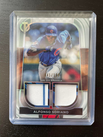 2022 TOPPS TRIBUTE - A. SORIANO - #DR-AS - #'D/199 - DUAL RELIC
