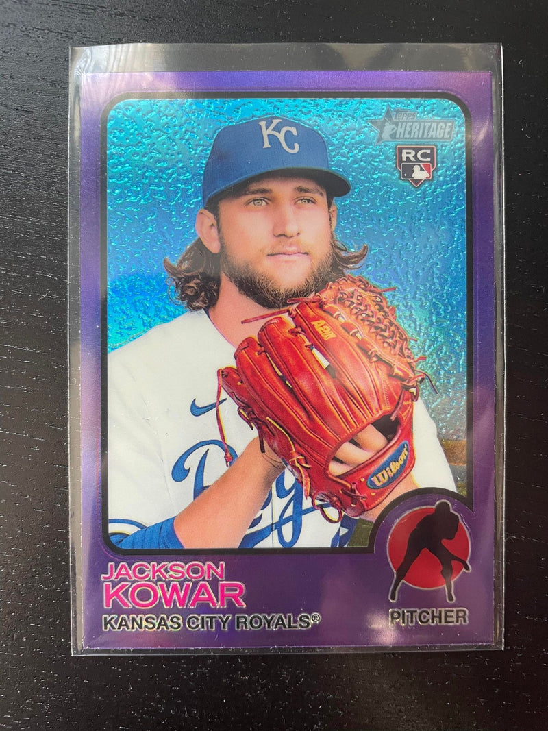 2022 TOPPS HERITAGE - PURPLE - ROOKIES - SELECT YOUR PLAYER BELOW - RC