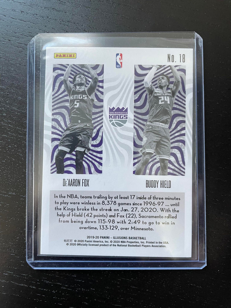 2019 PANINI ILLUSIONS - DOUBLE VISION - D. FOX / B. HIELD -