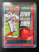 2020 PANINI PLAYBOOK - DOWN & DIRTY - BLUE - B. MAYFIELD - DD-BM -