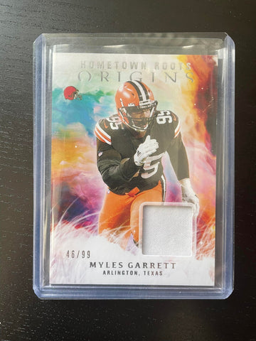 2021 PANINI ORIGINS - HOMETOWN ROOTS - M. GARRETT - #HR-MG - #'D/99 - RELIC