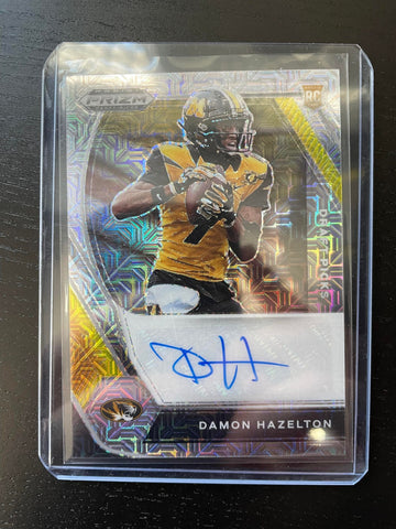 2021 PANINI PRIZM DRAFT PICKS - MOJO PRIZM - D. HAZELTON - #DPA-DHA - #'D/25 - AUTOGRAPH - RC