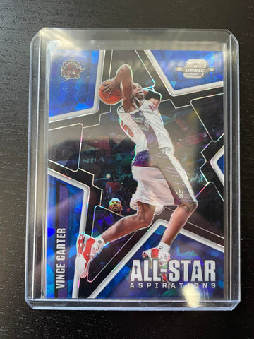 2020 PANINI CONTENDERS OPTIC - ALL STAR - BLUE CRACKED ICE PRIZM - V. CARTER - #18