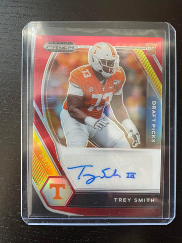 2021 PANINI PRIZM DRAFT PICKS - PRIZM - T. SMITH - #DPA-TSM - #'D/199 - AUTOGRAPH - RC