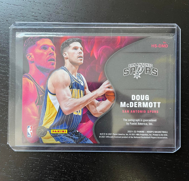 2021 PANINI HOOPS - HOT SIGNATURES - D. McDERMOTT -