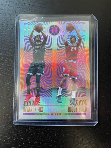 2019 PANINI ILLUSIONS - DOUBLE VISION - D. FOX / B. HIELD - #18