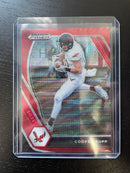 2021 PANINI PRIZM DRAFT PICKS - RED WAVE PRIZM - C. KUPP -
