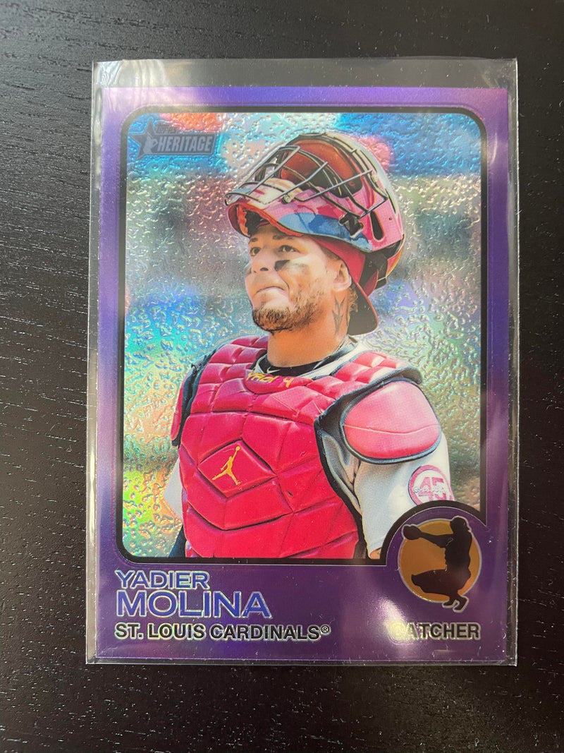 2022 TOPPS HERITAGE - PURPLE - SINGLES - SELECT YOUR PLAYER