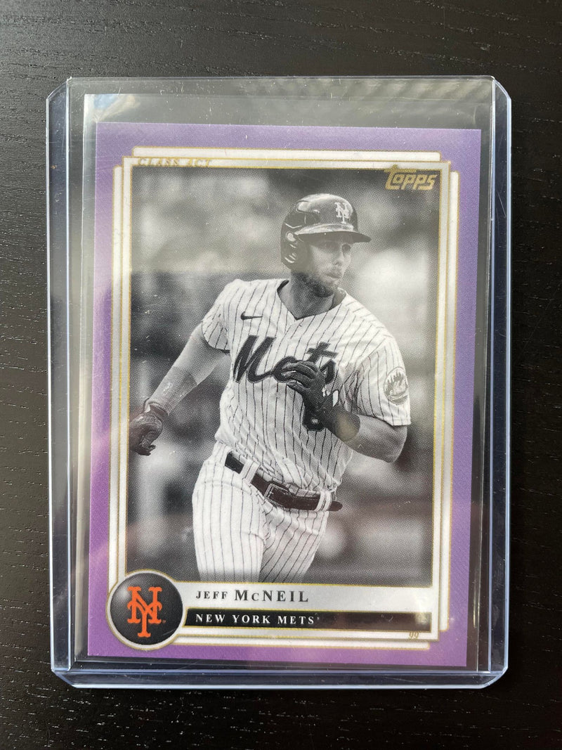 2022 TOPPS AARON JUDGE COLLECTION - PURPLE - J. McNEIL - #21 - #'D/25