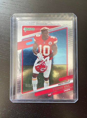 2021 PANINI DONRUSS - PRESS PROOF - T. HILL - #117 - #'D/100