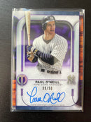 2022 TOPPS TRIBUTE - PURPLE - P. O'NEILL - #TA-PO - #'D/50 - AUTOGRAPH