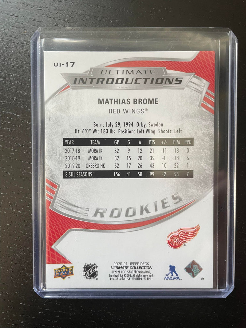 2020 UPPER DECK ULTIMATE COLLECTION - ULTIMATE INTRODUCTIONS - M. BROME -